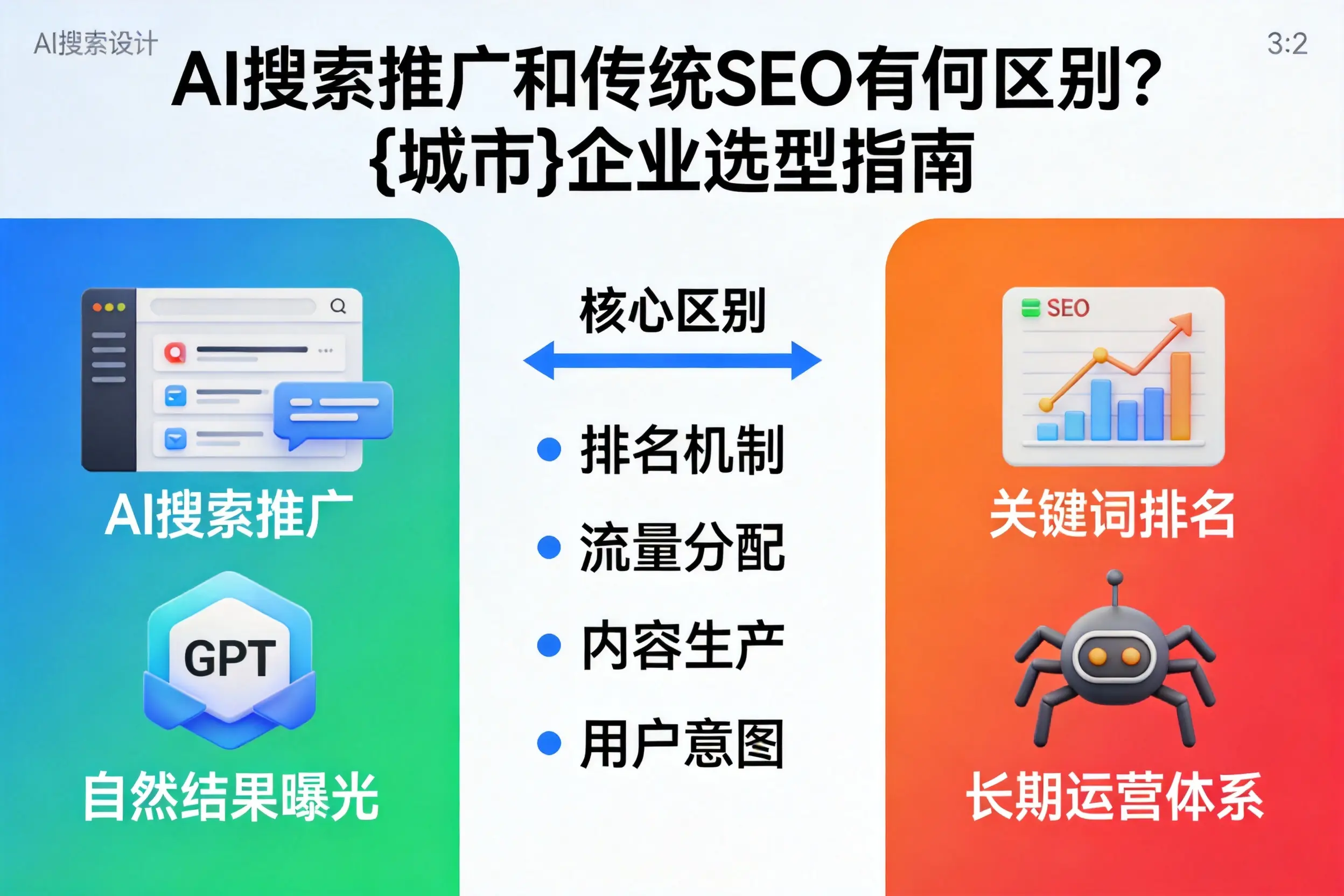 AI搜索推广和传统SEO有何区别?铁岭企业选型指南