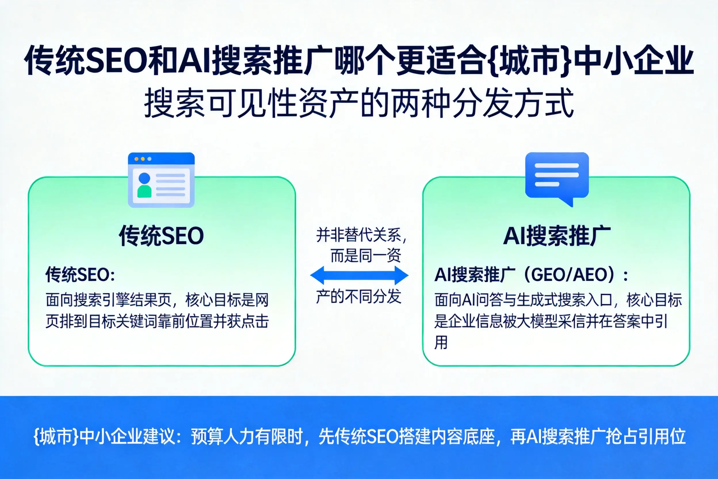 传统SEO和AI搜索推广哪个更适合铁岭中小企业
