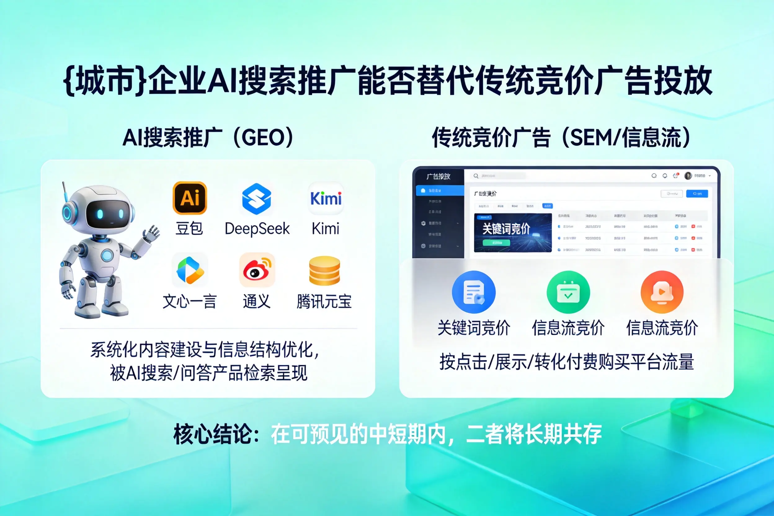 铁岭企业AI搜索推广能否替代传统竞价广告投放
