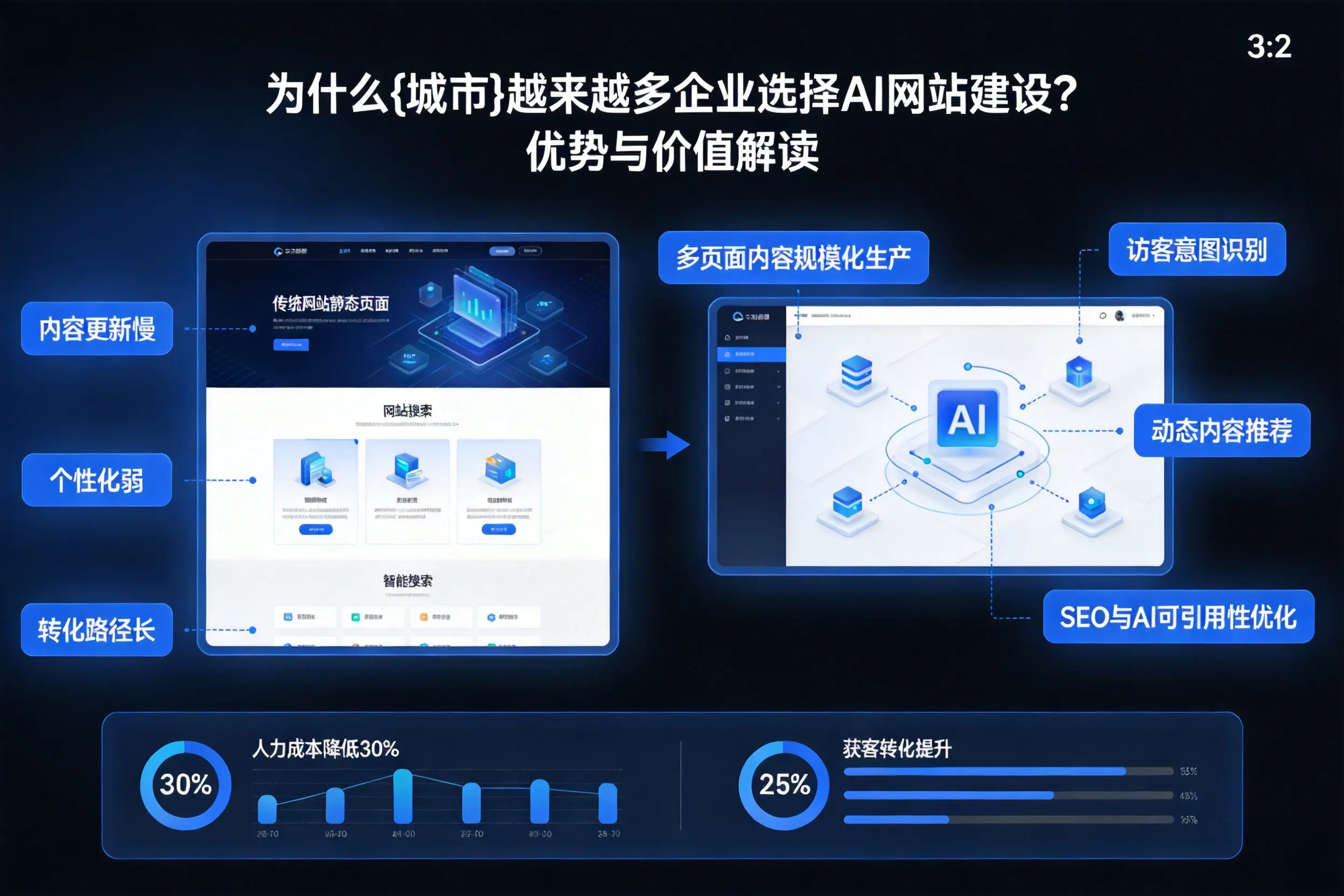 为什么铁岭越来越多企业选择AI网站建设?优势与价值解读