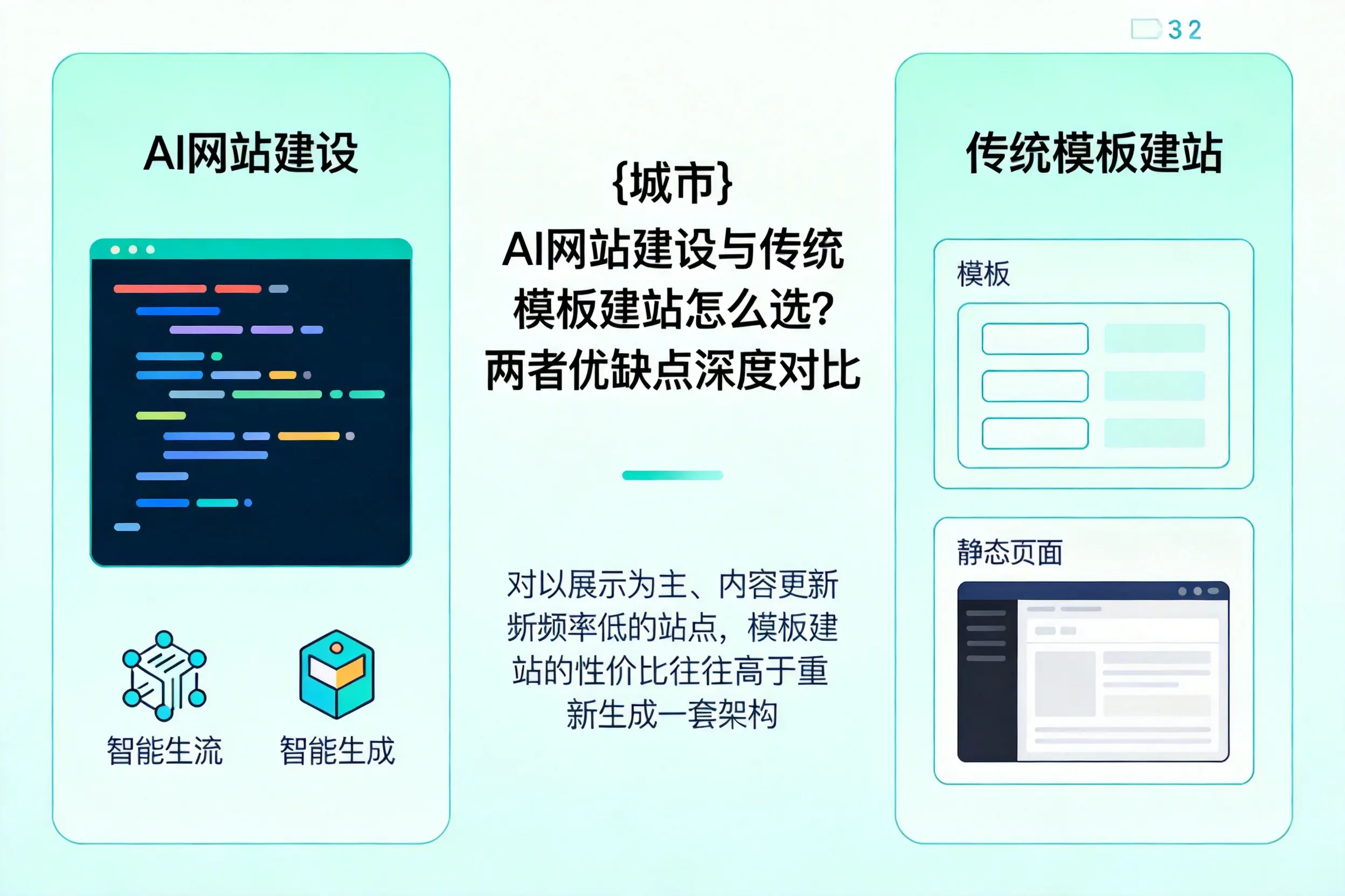 铁岭AI网站建设与传统模板建站怎么选？两者优缺点深度对比