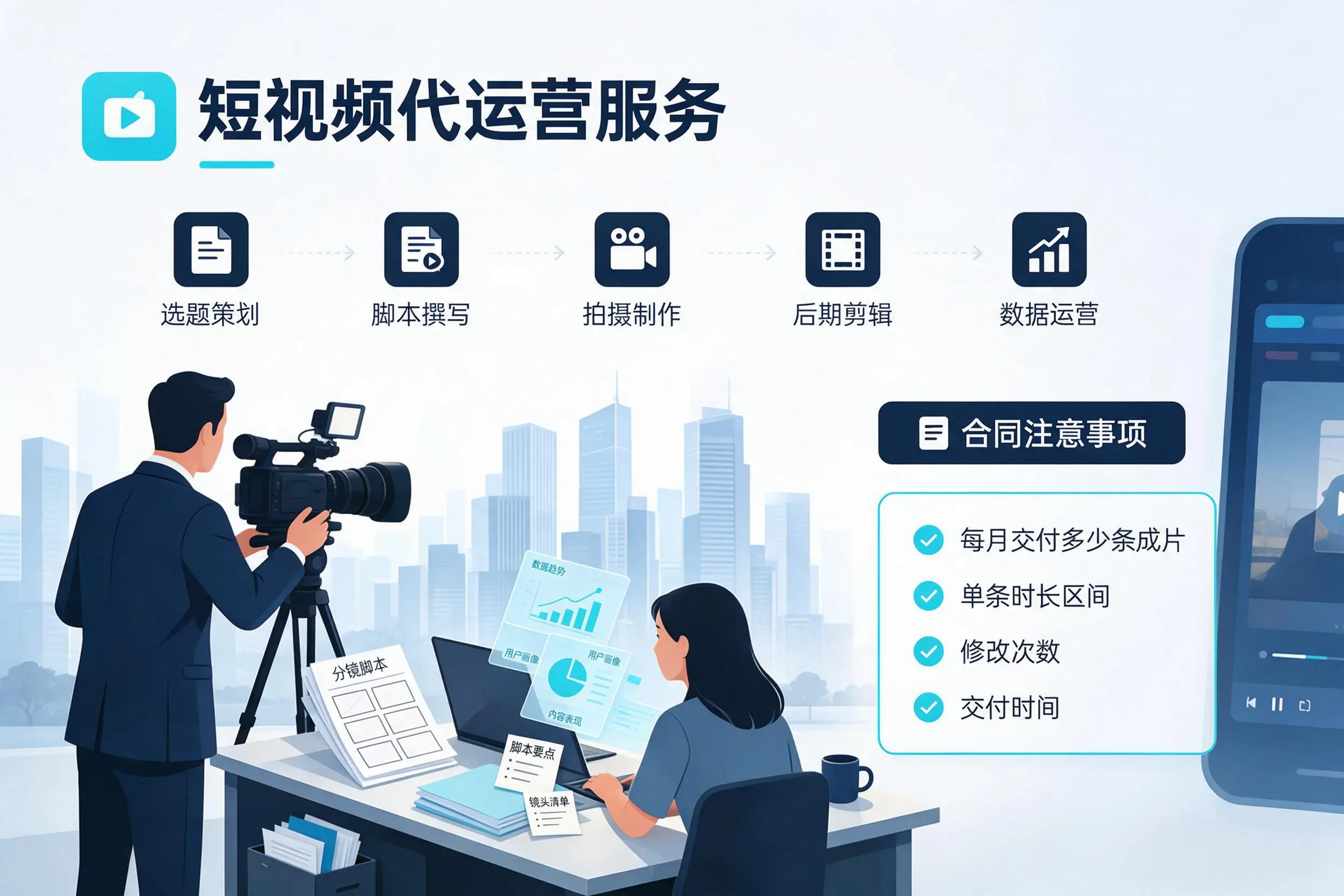 短视频代运营包含哪些服务?铁岭企业常见问题科普