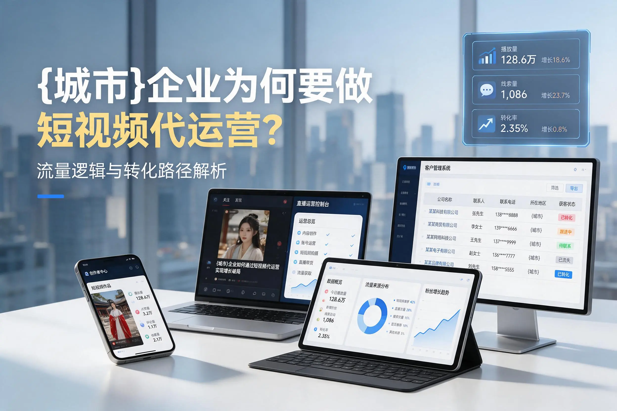 铁岭企业为何要做短视频代运营?流量逻辑与转化路径解析