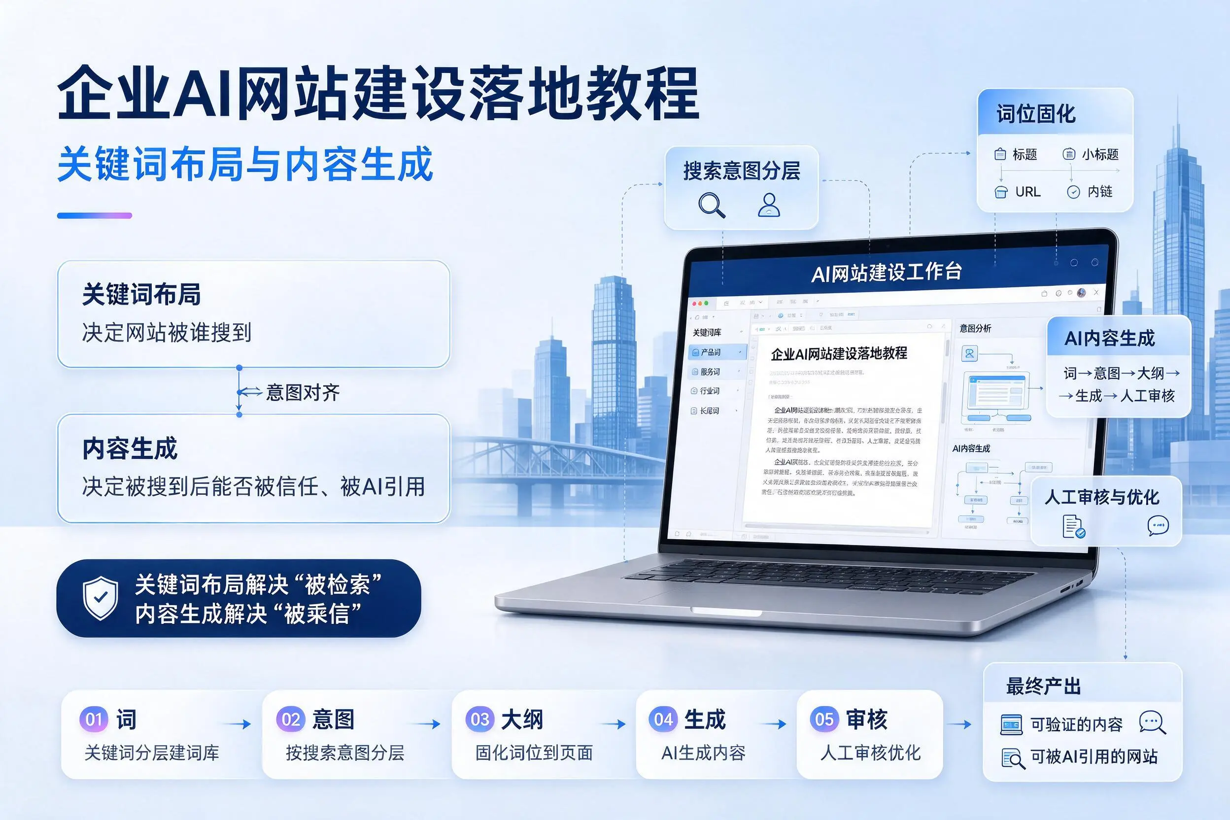铁岭企业AI网站建设落地教程：关键词布局与内容生成